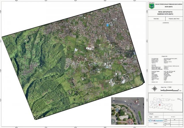 Peta Othophoto & Topografi